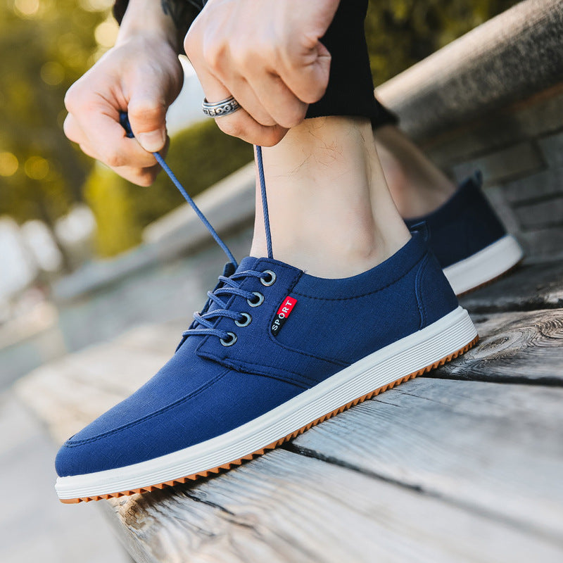 Spring New Men's Fashion Canvas Shoes